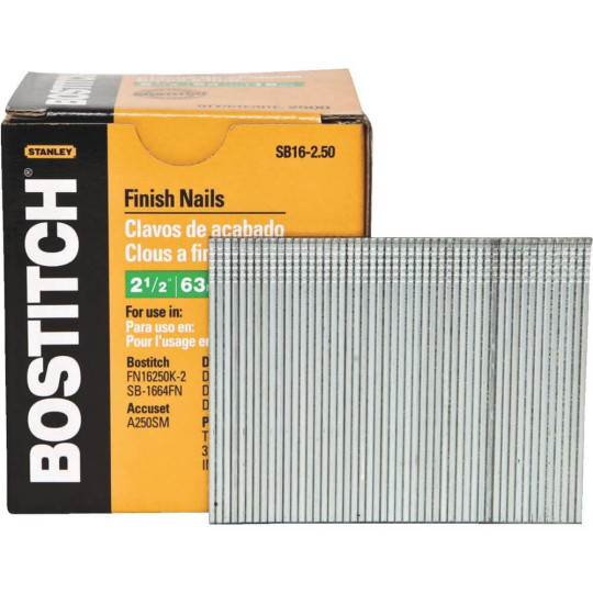 Купити Цвяхи BOSTITCH SB16-2.50. Офіційний магазин Toolmaster Україна. Фірмовий інструмент та обладнання, офіційна гарантія