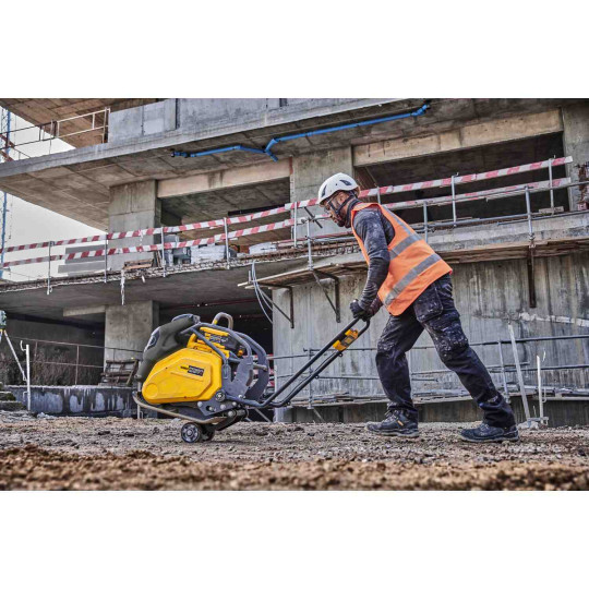 Купити Виброплита прямоходная аккумуляторная POWERSHIFT DeWALT DCPS7154N. Официальный магазин Toolmaster Украина. Фирменный инструмент и оборудование, официальная гарантия