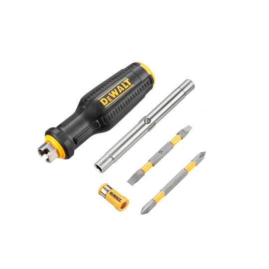 Купити Отвертка - набор FULL FIT 6 Way с двумя сменными битами DeWALT DWHT66569-0. Официальный магазин Toolmaster Украина. Фирменный инструмент и оборудование, официальная гарантия