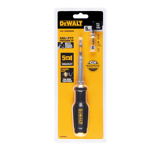 Купити Отвертка - набор FULL FIT 6 Way с двумя сменными битами DeWALT DWHT66569-0. Официальный магазин Toolmaster Украина. Фирменный инструмент и оборудование, официальная гарантия