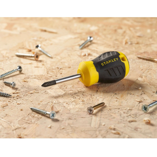 Купити Викрутка Cushion Grip під шліц Ph1 з довжиною жала 45 мм STANLEY STHT16154-0. Офіційний магазин Toolmaster Україна. Фірмовий інструмент та обладнання, офіційна гарантія