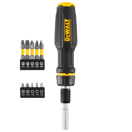 Купити Викрутка - набір FULL FIT Telescoping, зі змінними бітами, 10 біт DeWALT DWHT68001-0. Офіційний магазин Toolmaster Україна. Фірмовий інструмент та обладнання, офіційна гарантія