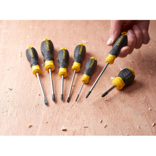 Купити Викрутка Cushion Grip довжиною 100 мм під шліц TORX TT20 STANLEY STHT16179-0. Офіційний магазин Toolmaster Україна. Фірмовий інструмент та обладнання, офіційна гарантія