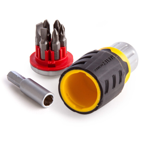 Купити Отвертка - набор Stubby, реверсивная, с шестью сменными битами STANLEY FMHT0-62688. Официальный магазин Toolmaster Украина. Фирменный инструмент и оборудование, официальная гарантия