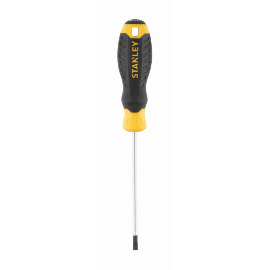 Купити Викрутка Cushion Grip довжиною 100 мм з паралельним жалом під шліц SL 4.0 STANLEY STHT16195-0. Офіційний магазин Toolmaster Україна. Фірмовий інструмент та обладнання, офіційна гарантія