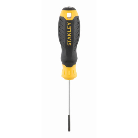 Купити Викрутка Cushion Grip довжиною 60 мм з паралельним жалом під шліц SL 2.5 STANLEY STHT16151-0. Офіційний магазин Toolmaster Україна. Фірмовий інструмент та обладнання, офіційна гарантія
