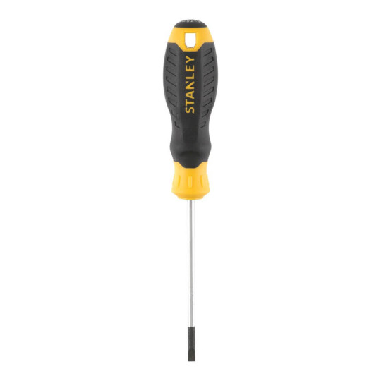 Купити Отвертка Cushion Grip длиной 75 мм с параллельным жалом под шлиц SL 3.5 STANLEY STHT16152-0. Официальный магазин Toolmaster Украина. Фирменный инструмент и оборудование, официальная гарантия