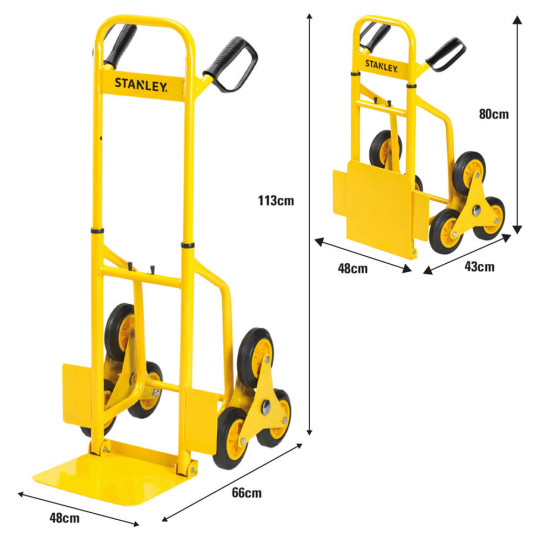Купити Візок вантажний складний STANLEY SXWST-FT521. Офіційний магазин Toolmaster Україна. Фірмовий інструмент та обладнання, офіційна гарантія