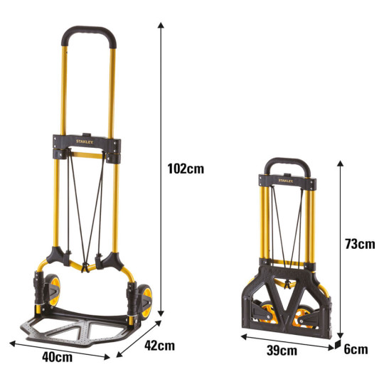 Купити Візок вантажний складний STANLEY SXWT-FT580. Офіційний магазин Toolmaster Україна. Фірмовий інструмент та обладнання, офіційна гарантія