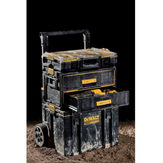 Купити Ящик TOUGHSYSTEM 2.0 DeWALT DWST83529-1. Офіційний магазин Toolmaster Україна. Фірмовий інструмент та обладнання, офіційна гарантія