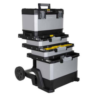 Купити Ящик FatMax® Rolling Workshop, размеры 568x893x389 мм, с колесами STANLEY 1-95-622. Официальный магазин Toolmaster Украина. Фирменный инструмент и оборудование, официальная гарантия
