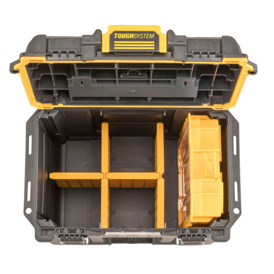 Купити Ящик з органайзером TOUGHSYSTEM 2.0 DeWALT DWST08035-1. Офіційний магазин Toolmaster Україна. Фірмовий інструмент та обладнання, офіційна гарантія