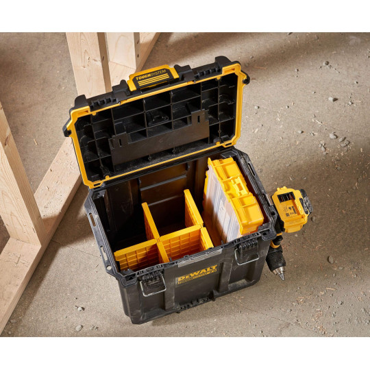 Купити Ящик з органайзером TOUGHSYSTEM 2.0 DeWALT DWST08035-1. Офіційний магазин Toolmaster Україна. Фірмовий інструмент та обладнання, офіційна гарантія