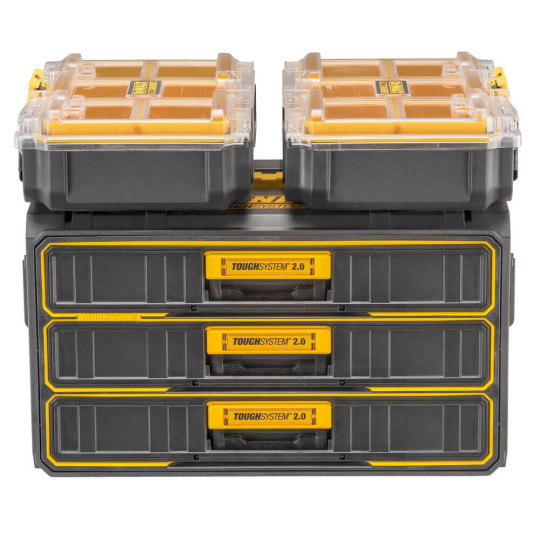 Купити Ящик TOUGHSYSTEM 2.0 DeWALT DWST08330-1. Официальный магазин Toolmaster Украина. Фирменный инструмент и оборудование, официальная гарантия