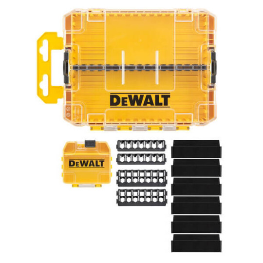 Купити Футляр для біт системи TSTAK Tough Case М DeWALT DT70802. Офіційний магазин Toolmaster Україна. Фірмовий інструмент та обладнання, офіційна гарантія
