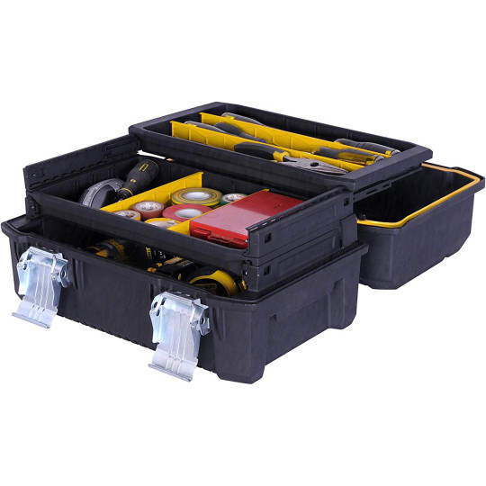 Купити Ящик професійний FatMax Cantilever, розміри 457x310x236 мм STANLEY FMST1-71219. Офіційний магазин Toolmaster Україна. Фірмовий інструмент та обладнання, офіційна гарантія