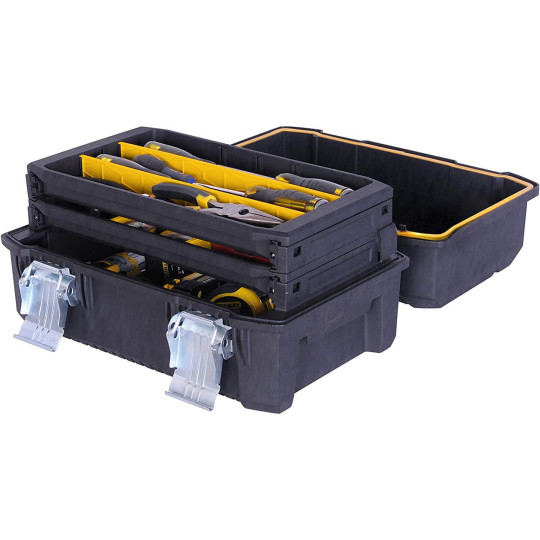 Купити Ящик професійний FatMax Cantilever, розміри 457x310x236 мм STANLEY FMST1-71219. Офіційний магазин Toolmaster Україна. Фірмовий інструмент та обладнання, офіційна гарантія