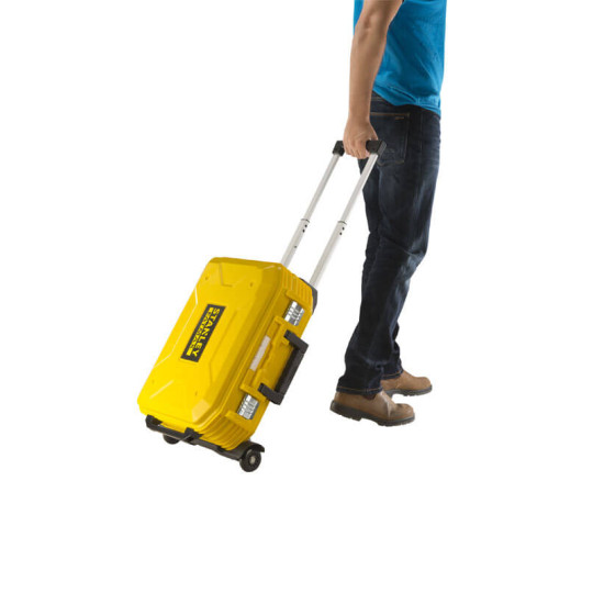 Купити Ящик техника FATMAX®, 540 х 400 х 435 мм, армированный стекловолокном, оснащенный колесами STANLEY FMST1-72383. Официальный магазин Toolmaster Украина. Фирменный инструмент и оборудование, официальная гарантия