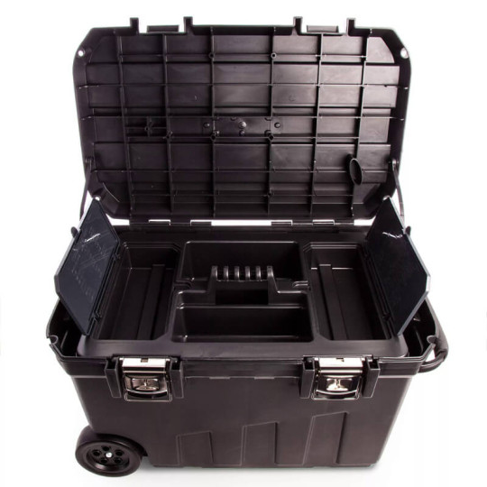 Купити Ящик большого объема Mobile Job Chest, размеры 768х490х476 мм, с колесами STANLEY 1-92-978. Официальный магазин Toolmaster Украина. Фирменный инструмент и оборудование, официальная гарантия