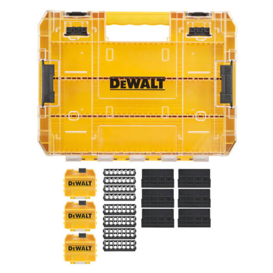 Купити Футляр для біт системи TSTAK Tough Case L DeWALT DT70804. Офіційний магазин Toolmaster Україна. Фірмовий інструмент та обладнання, офіційна гарантія