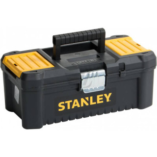 Купити Ящик ESSENTIAL пластиковий з металевими застібками, розмір 316x156x128 мм (12.5 ) STANLEY STST1-75515. Офіційний магазин Toolmaster Україна. Фірмовий інструмент та обладнання, офіційна гарантія