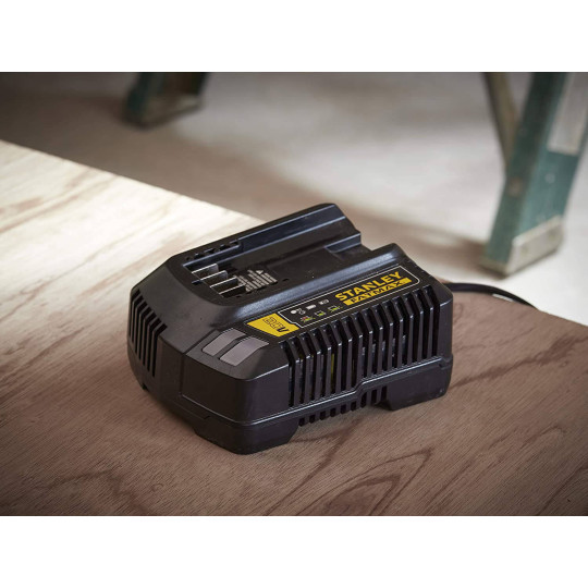 Купити Зарядний пристрій на 1 акумулятор STANLEY FATMAX SFMCB14. Офіційний магазин Toolmaster Україна. Фірмовий інструмент та обладнання, офіційна гарантія