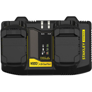 Купити Зарядний пристрій на 2 акумулятора 18В STANLEY FATMAX SFMCB24. Офіційний магазин Toolmaster Україна. Фірмовий інструмент та обладнання, офіційна гарантія