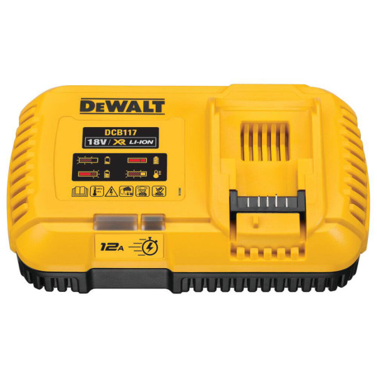 Купити Зарядний пристрій DeWALT DCB117. Офіційний магазин Toolmaster Україна. Фірмовий інструмент та обладнання, офіційна гарантія