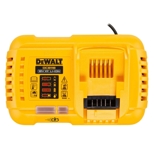 Купити Зарядний пристрій DeWALT DCB118. Офіційний магазин Toolmaster Україна. Фірмовий інструмент та обладнання, офіційна гарантія