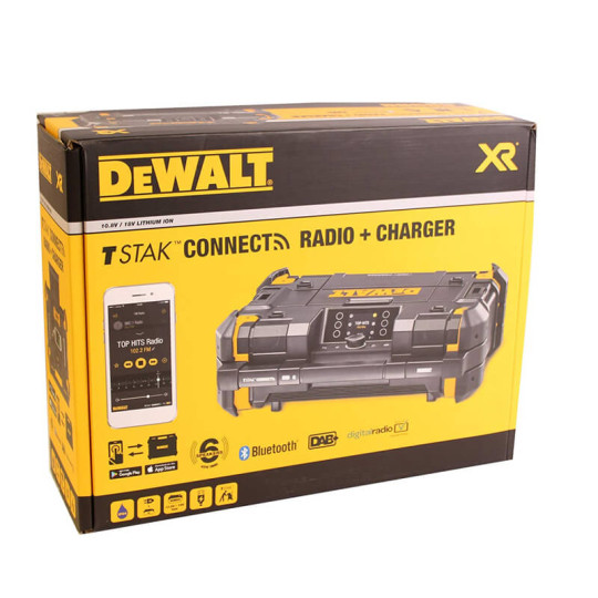 Купити Зарядное устройство - радиоприемник DeWALT DWST1-81078. Официальный магазин Toolmaster Украина. Фирменный инструмент и оборудование, официальная гарантия