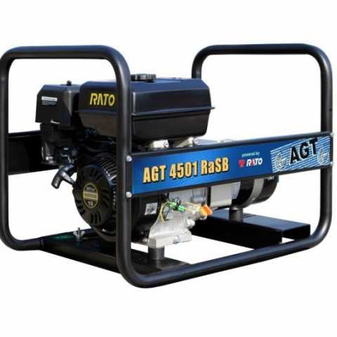 Купить Бензиновый генератор AGT 4501 RaSB Киев Ирпень Буча Toolmaster