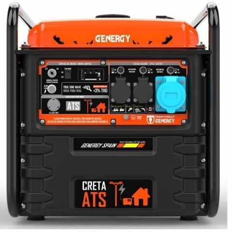 Купить Генератор інверторний бензиновий GENERGY CRETA ATS 7,2 кВт(240017090) Киев Ирпень Буча Toolmaster