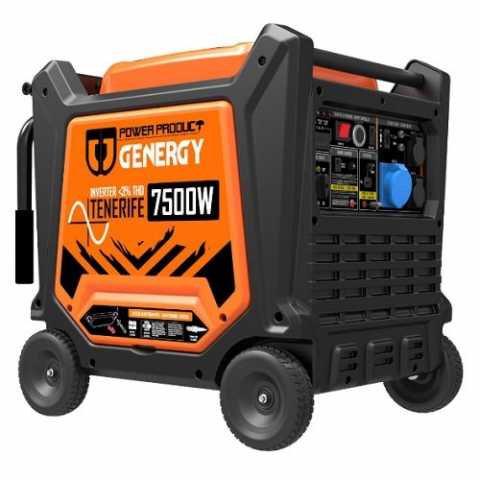 Купить Генератор інверторний GENERGY TENERIFE RC 7,5 кВт (240038090) Киев Ирпень Буча Toolmaster