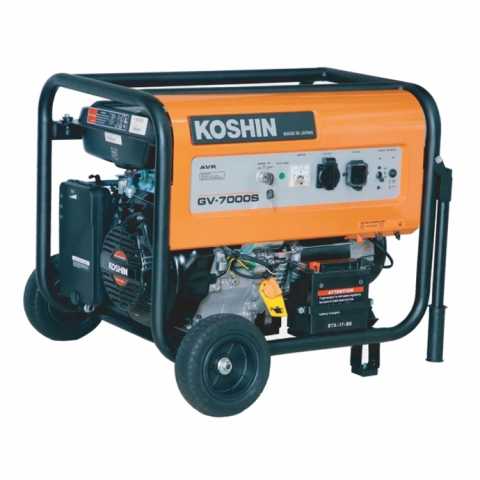 Купить Генератор бензиновий Koshin GV-7000S-BAC (0658553) Купить Генератор бензиновий Koshin GV-7000S-BAC (0658553) Киев Ирпень Буча Toolmaster