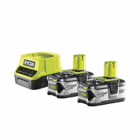 Купить Ryobi RC18120-240 18В набор из аккумулятора (2ˣ4.0Ач) и зарядного устройства в интернет магазине инструментов Ирпень Буча Киев Украина