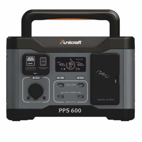 Купить Зарядна станція Unicraft PPS 600 / 600 Вт /512 Вт.год Киев Ирпень Буча Toolmaster